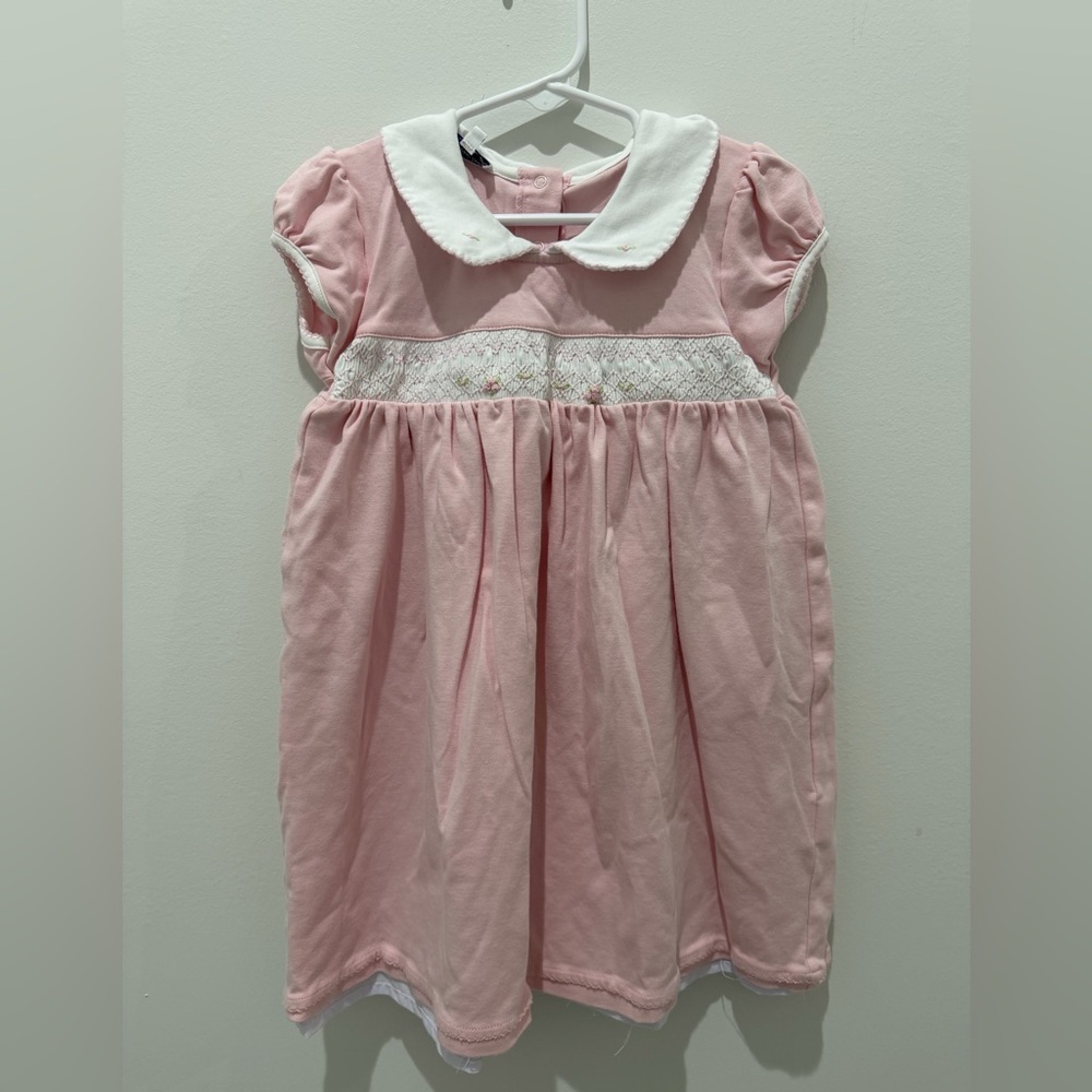 Magnolia Baby Pink Outfit with White Accents